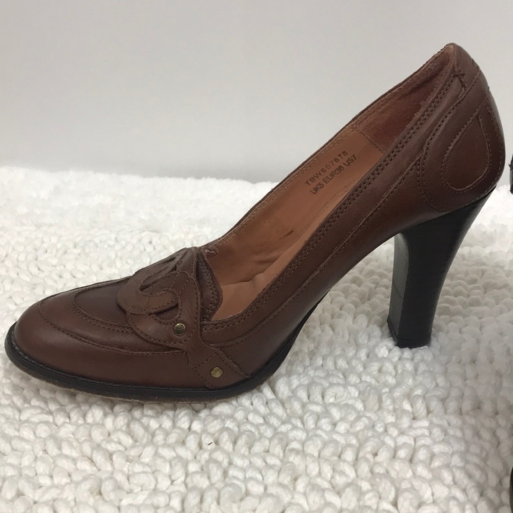 Ted Baker London Leather pumps loafer- look EUC